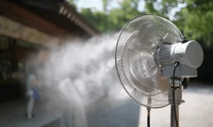 How Does a Mist Fan Help You Stay Cool?