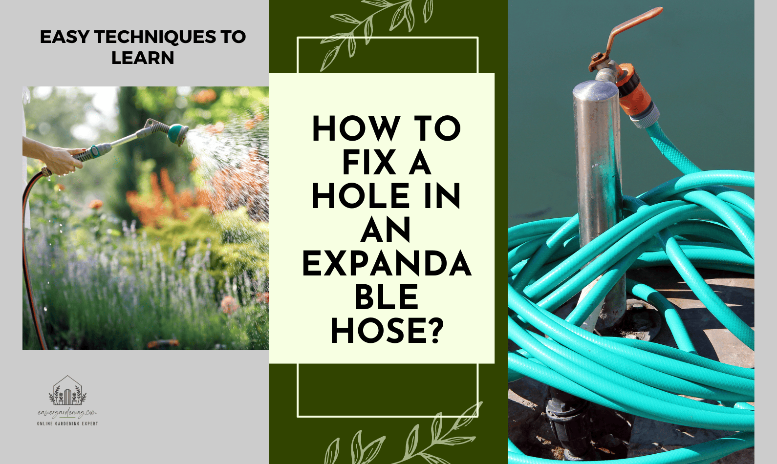 How to Fix a Hole in an Expandable Hose?
