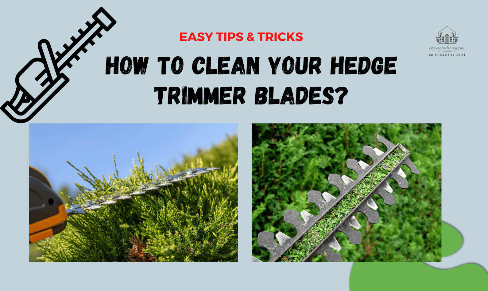 How to Clean Your Hedge Trimmer Blades?
