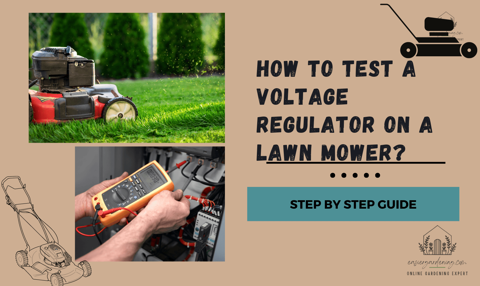 How to Test a Voltage Regulator on a Lawn Mower?